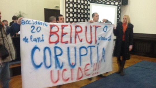Protest la ședința de Consiliu Local al municipiului Constanța