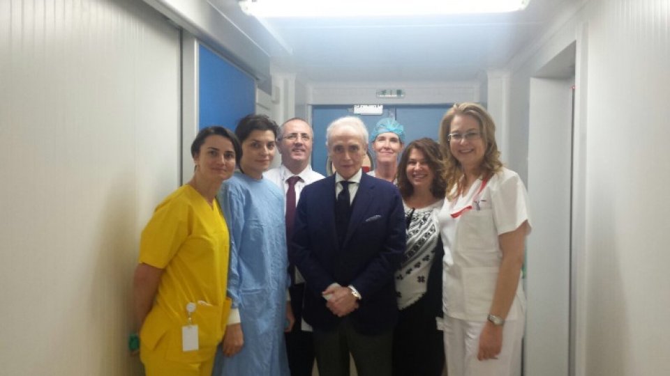 Jose Carreras în vizită la Fundeni