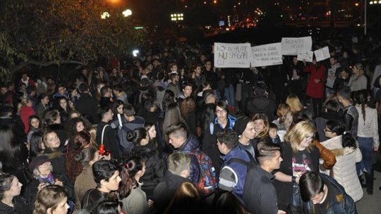 500 de ploieşteni susţin în stradă protestele de la Bucureşti