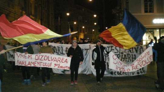 Aproape 1.500 de sibieni au protestat şi astăzi