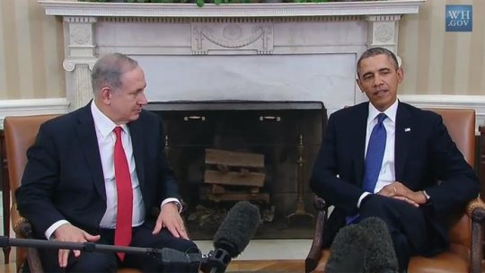 Preşedintele SUA, întâlnire cu premierul israelian Benjamin Netanyahu