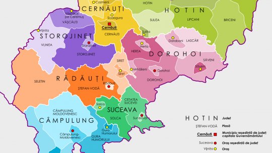Bucovina istorică. O hartă geostrategică
