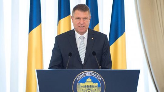 Președintele Klaus Iohannis felicită Corul de Copii Radio