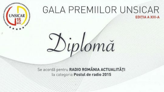 Premiu pentru Radio România Actualităţi