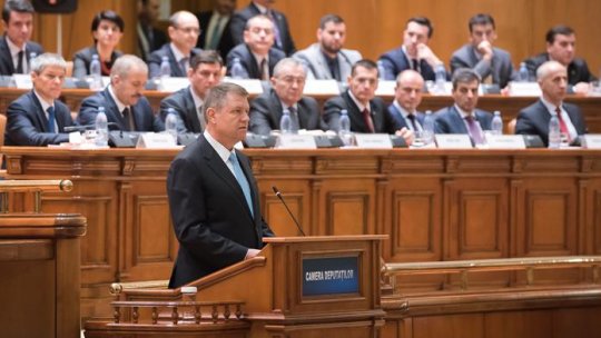 Mesajul preşedintelui Iohannis, la  26 de ani de la începutul Revoluţiei