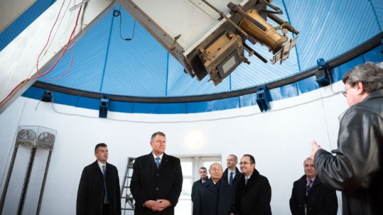 Klaus Iohannis a vizitat Institutul Astronomic