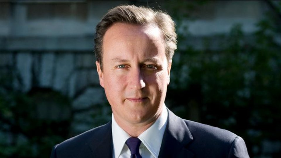 Premierul britanic David Cameron a ajuns la Palatul Victoria