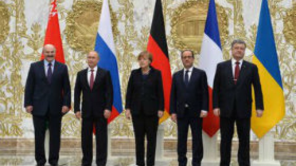 Încetare a focului în estul Ucrainei, "începând cu 15 februarie"