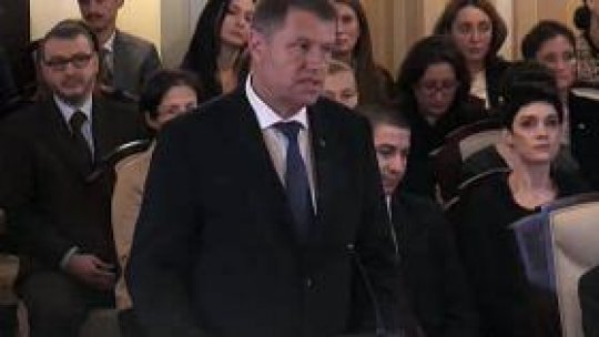 Klaus Iohannis, vizită la CCR la invitația lui Augustin Zegrean