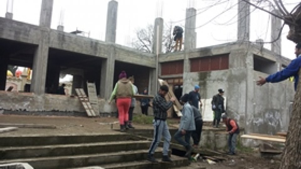 Construcție ilegală din Parcul Orășelul Copiilor, demolată