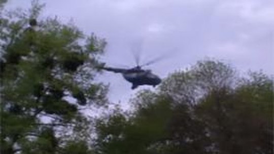 Elicopter cu participanţi la un reality show, prăbuşit
