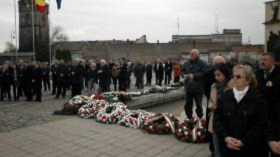 Manifestări de Ziua Maghiarilor în "Parcul Reconcilierii" din Arad