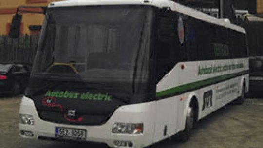 Autobuz electric, în probe, la Piteşti