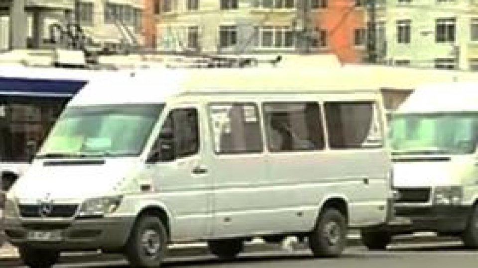 Protest al transportatorilor de persoane din Vaslui