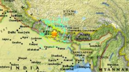 Cutremur cu magnitudinea de 7,9 grade în Nepal