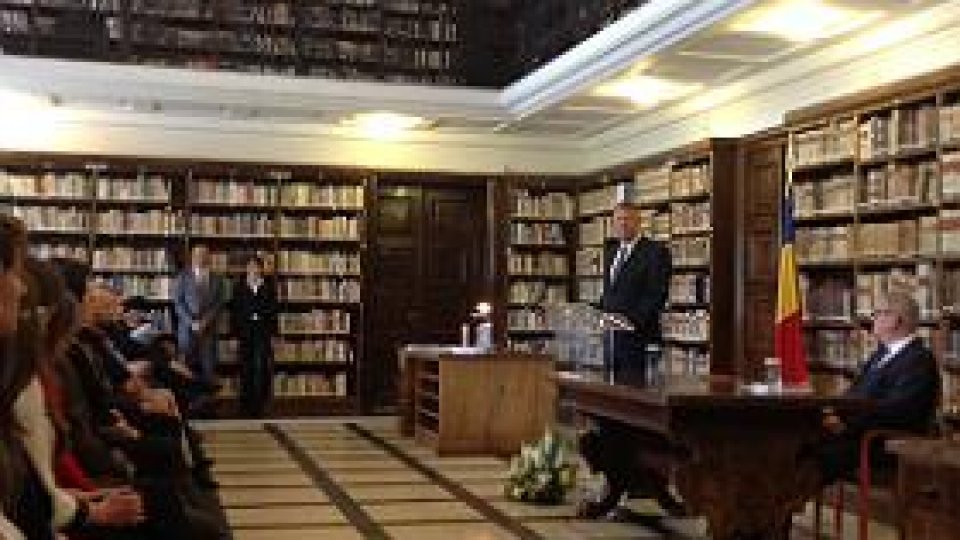 Klaus Iohannis printre studenții și bursierii români de la Roma