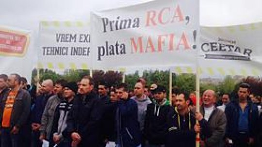 Protest al reprezentanţilor service-urilor auto