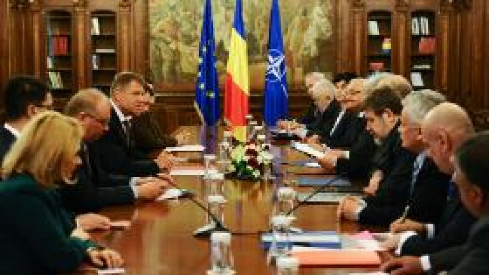Președintele Klaus Iohannis s-a întâlnit cu sindicaliștii