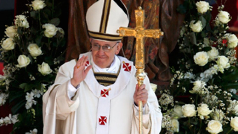 Papa Francisc a rostit mesajul pascal Urbi et Orbi