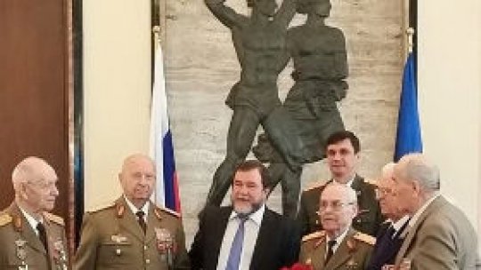 Ambasadorul rus, Oleg Malginov, a înmânat medalii unor veterani de război