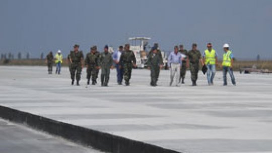 Lucrările la baza aeriană de la Fetești "se vor încheia la termen"
