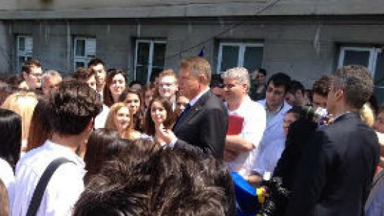 Preşedintele Klaus Iohannis caută soluții pentru Institutul Cantacuzino