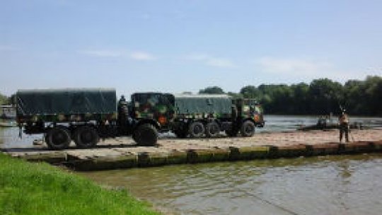 Exercitiu militar de amploare peste Dunăre 