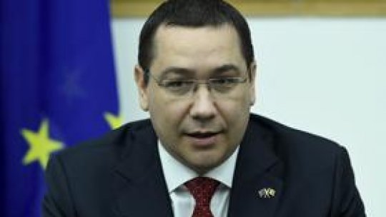 Victor Ponta va prezenta Parlamentului "direcţiile viitoare de dezvoltare"