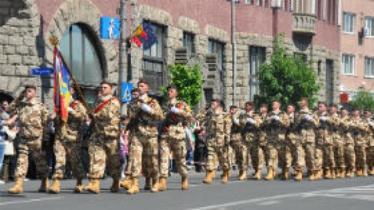 La Târgu Mureș, "una dintre cele mai ample ceremonii militare de 9 mai"