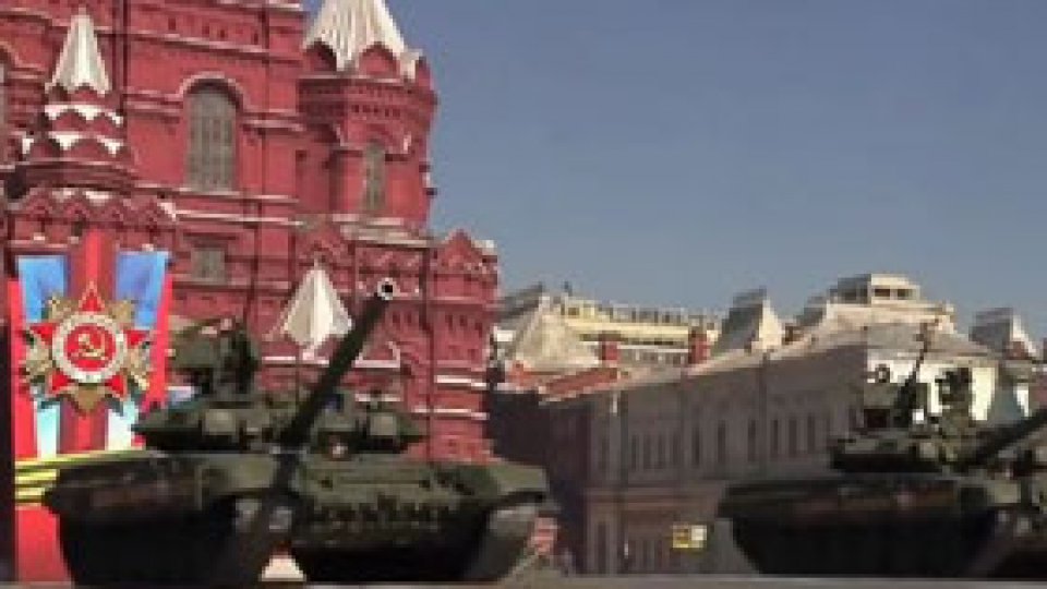 Paradă militară la Moscova de Ziua Victoriei