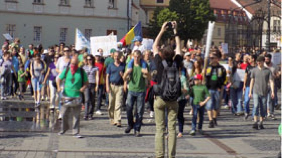 Proteste faţă de defrişările ilegale