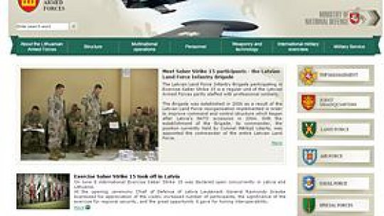 Site-ul comandamentului armatei lituaniene, ţinta unui atac cibernetic