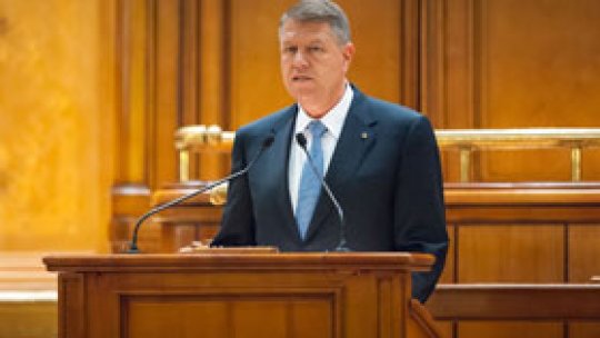 Klaus Iohannis prezintă Parlamentului Strategia Naţională de Apărare