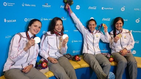 Spadă de aur şi sabie de argint pentru România la Jocurile Europene
