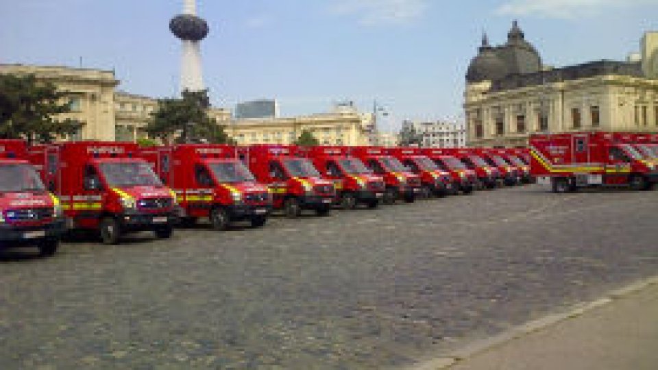 Inspectoratele pentru Situatii de Urgență au de astăzi 25 de ambulanțe noi
