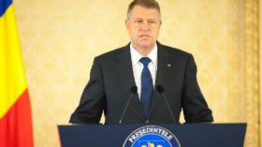 Președintele Klaus Iohannis: ”O zi tristă pentru democrație”