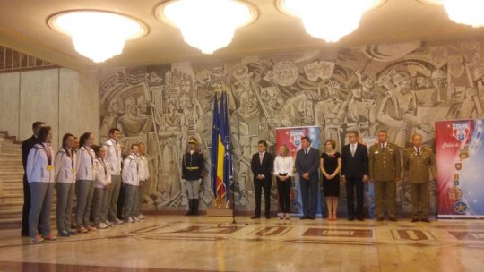 Sportivii clubului Steaua, medaliaţi la Baku, premiaţi