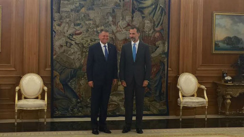 Preşedintele Klaus Iohannis, întâlnire cu regele Spaniei, Felipe al VI-lea
