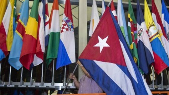 Drapelul Cubei, arborat după 54 de ani la Departamentul de stat american
