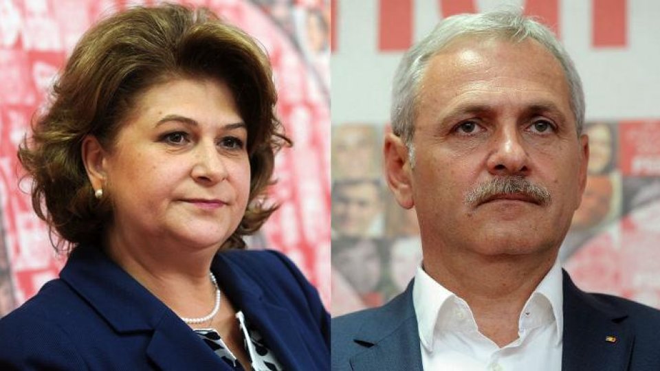 Rovana Plumb şi Liviu Dragnea candidează pentru şefia interimară a PSD