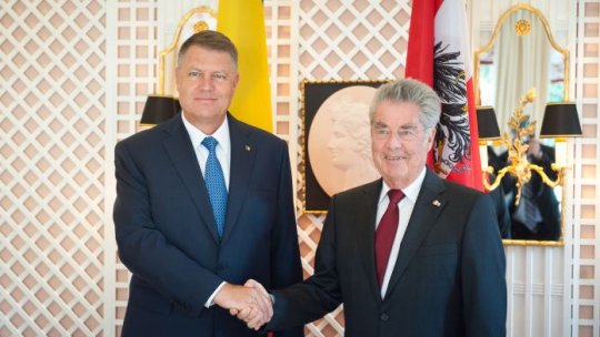 România şi Austria, la un nivel "foarte bun al dialogului şi cooperării"