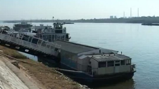 Nivelul şi debitul Dunării afectează navigaţia