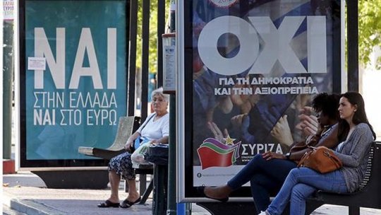 Estimările rezultatului la referendumul grecesc, în marja de eroare