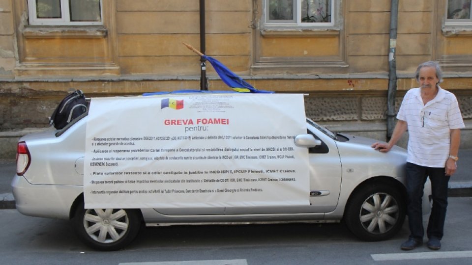 Radu Minea, a șaptea zi de greva foamei