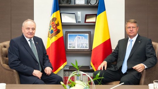 Întâlnire Klaus Iohannis-Nicolae Timofti la Suceava