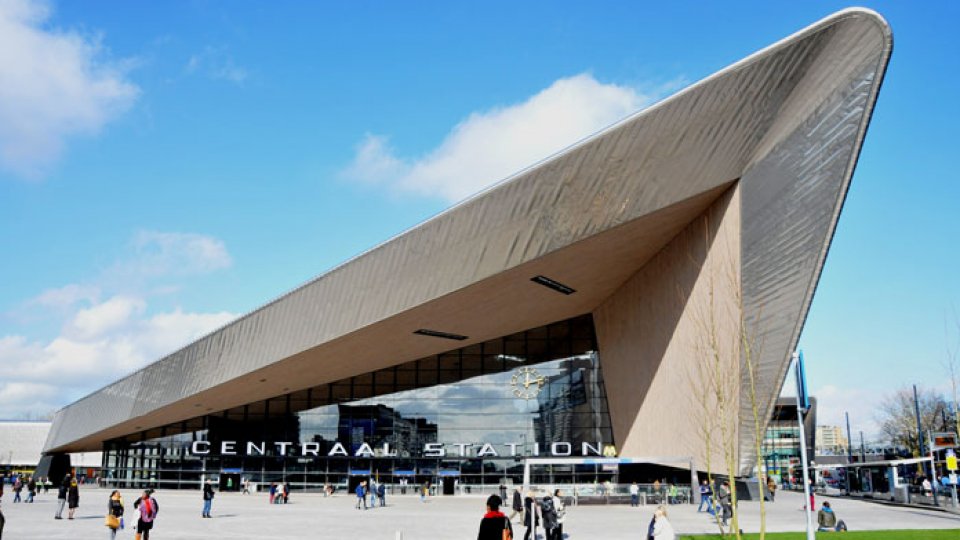 O parte din gara centrală din Rotterdam a fost evacuată