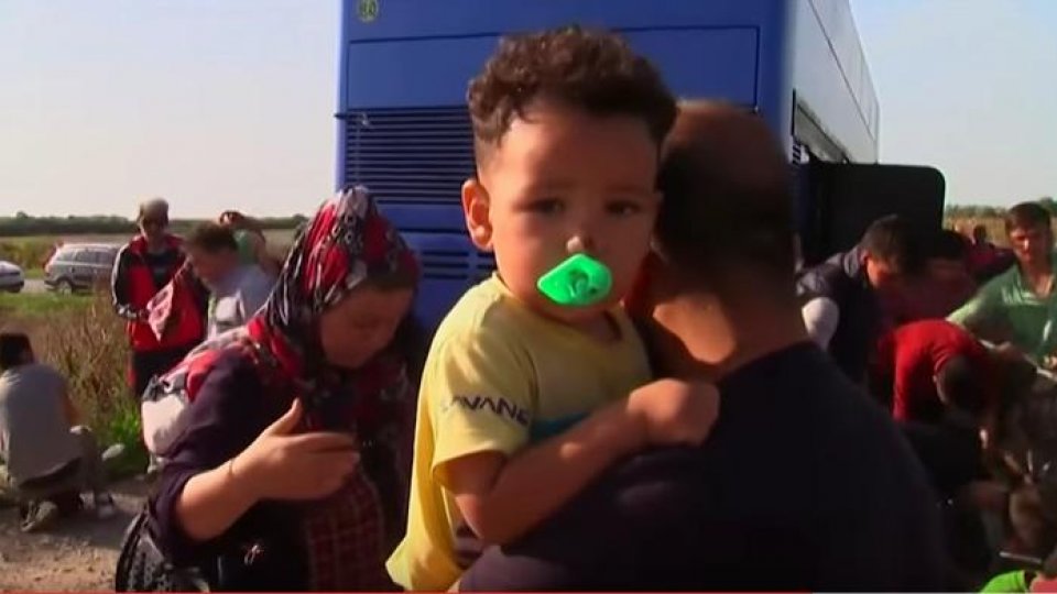 Croaţia transportă refugiaţii spre Ungaria cu autocarele