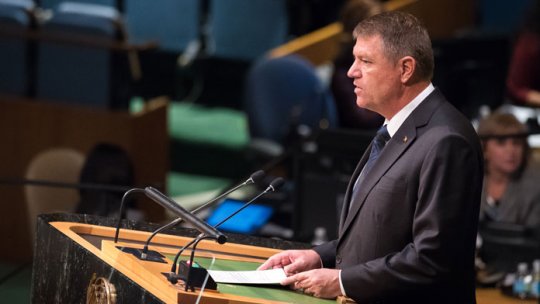 Preşedintele Klaus Iohannis, nou discurs la ONU