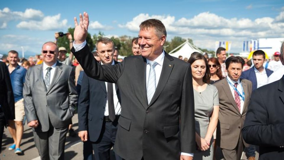 Klaus Iohannis, la Mioveni de Ziua Companiei Renault