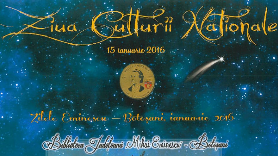 Evenimente ce marchează 166 de ani de la naşterea lui Mihai Eminescu